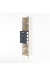 Hyperion Dolap 3 Raflı 4 Çekmeceli 44x44x221 - S61M244V2B