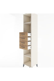 Hyperion Dolap 3 Raflı 4 Çekmeceli 44x44x221 - S61M244V3B