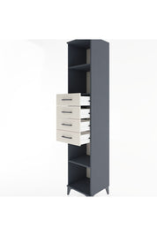 Hyperion Dolap 3 Raflı 4 Çekmeceli 44x44x221 - S61M244V4B