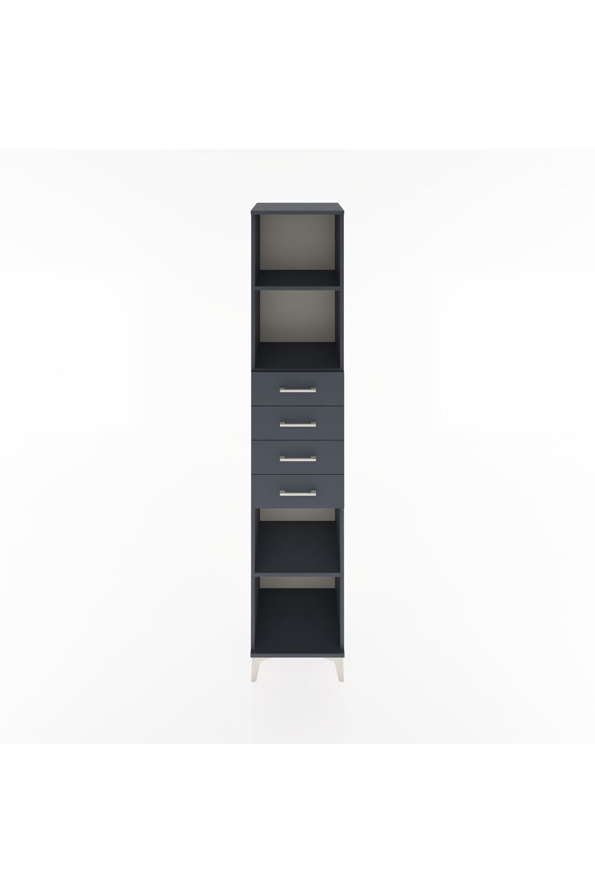 Hyperion Dolap 3 Raflı 4 Çekmeceli 44x44x221 - S61M244V5B