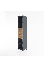 Hyperion Dolap 3 Raflı 4 Çekmeceli 44x44x221 - S61M244V6B