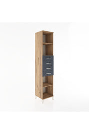 Hyperion Dolap 3 Raflı 4 Çekmeceli 44x44x221 - S61M244V8B