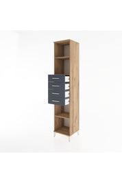 Hyperion Dolap 3 Raflı 4 Çekmeceli 44x44x221 - S61M244V8B