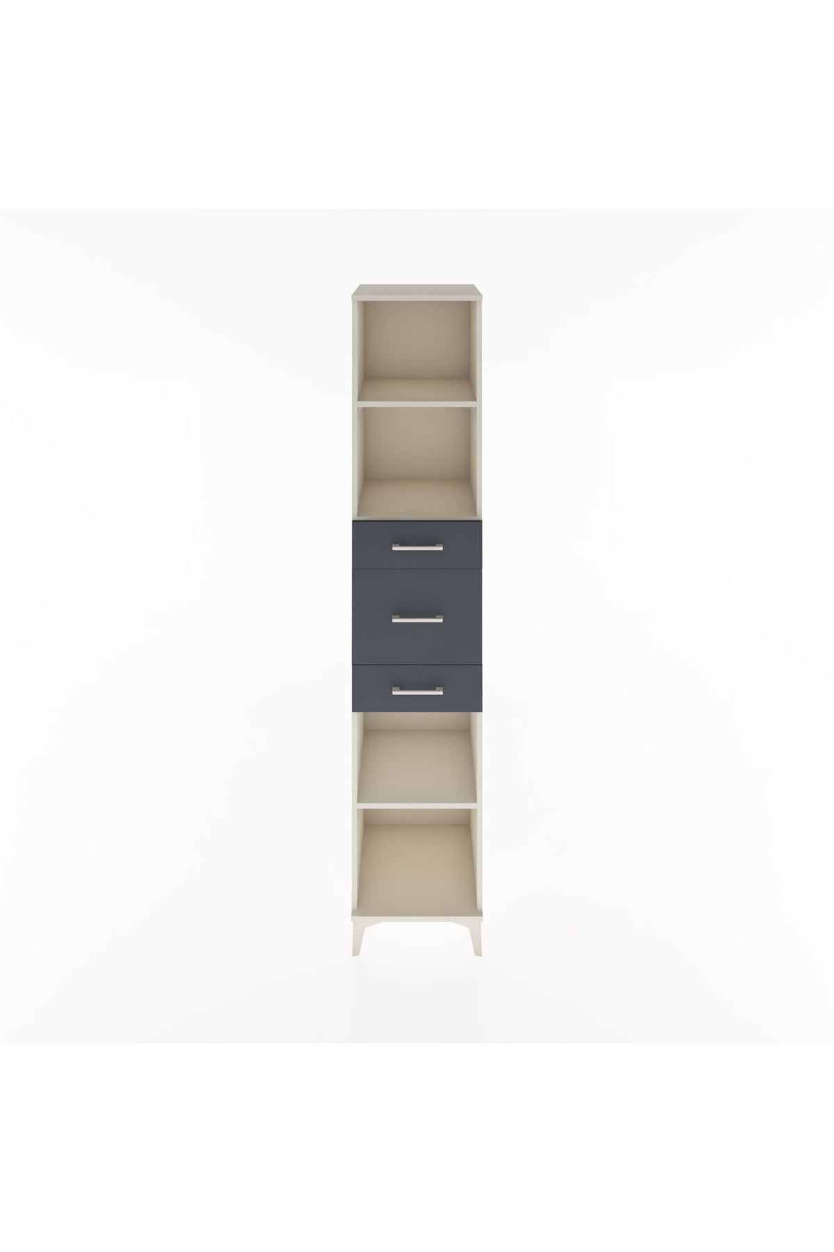 Hyperion Dolap 3 Raflı 3 Çekmeceli 44x44x221 - S61M245V2B