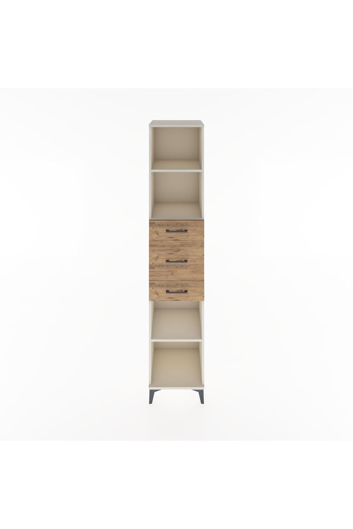 Hyperion Dolap 3 Raflı 3 Çekmeceli 44x44x221 - S61M245V3B