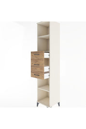 Hyperion Dolap 3 Raflı 3 Çekmeceli 44x44x221 - S61M245V3B