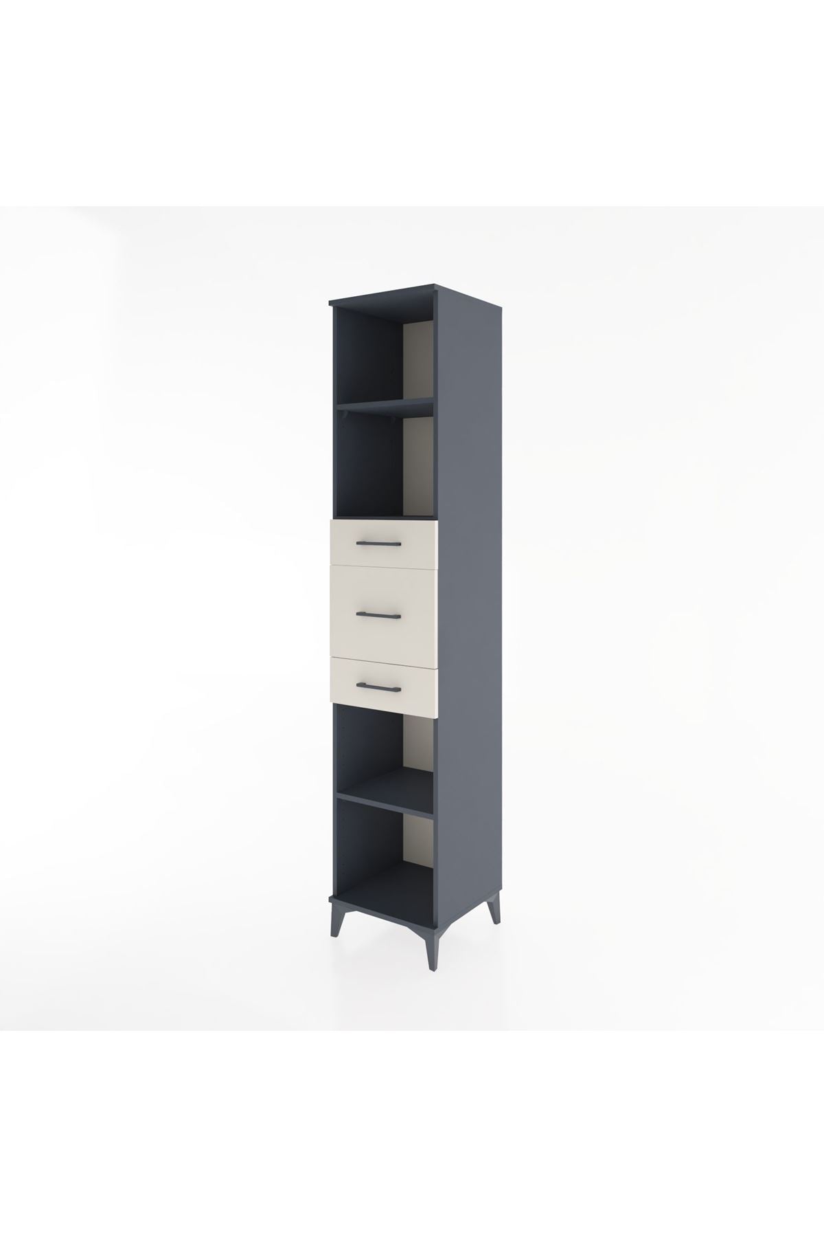 Hyperion Dolap 3 Raflı 3 Çekmeceli 44x44x221 - S61M245V4B