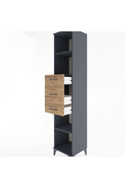 Hyperion Dolap 3 Raflı 3 Çekmeceli 44x44x221 - S61M245V6B
