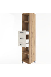 Hyperion Dolap 3 Raflı 3 Çekmeceli 44x44x221 - S61M245V7B