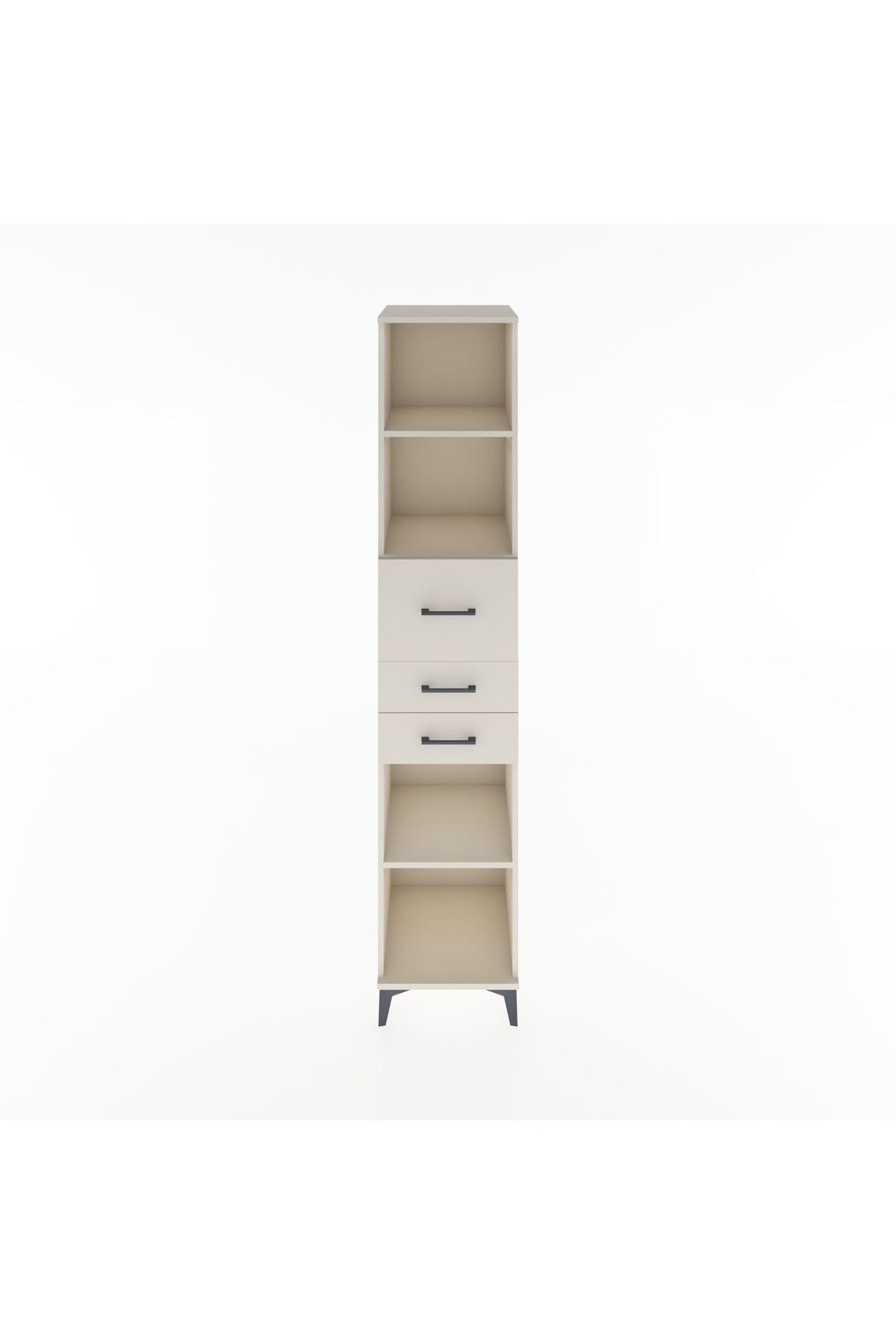 Hyperion Dolap 4 Raflı 3 Çekmeceli 44x44x221 - S61M246V1B