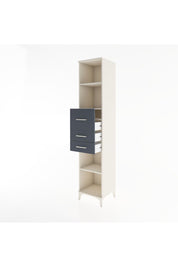 Hyperion Dolap 4 Raflı 3 Çekmeceli 44x44x221 - S61M246V2B