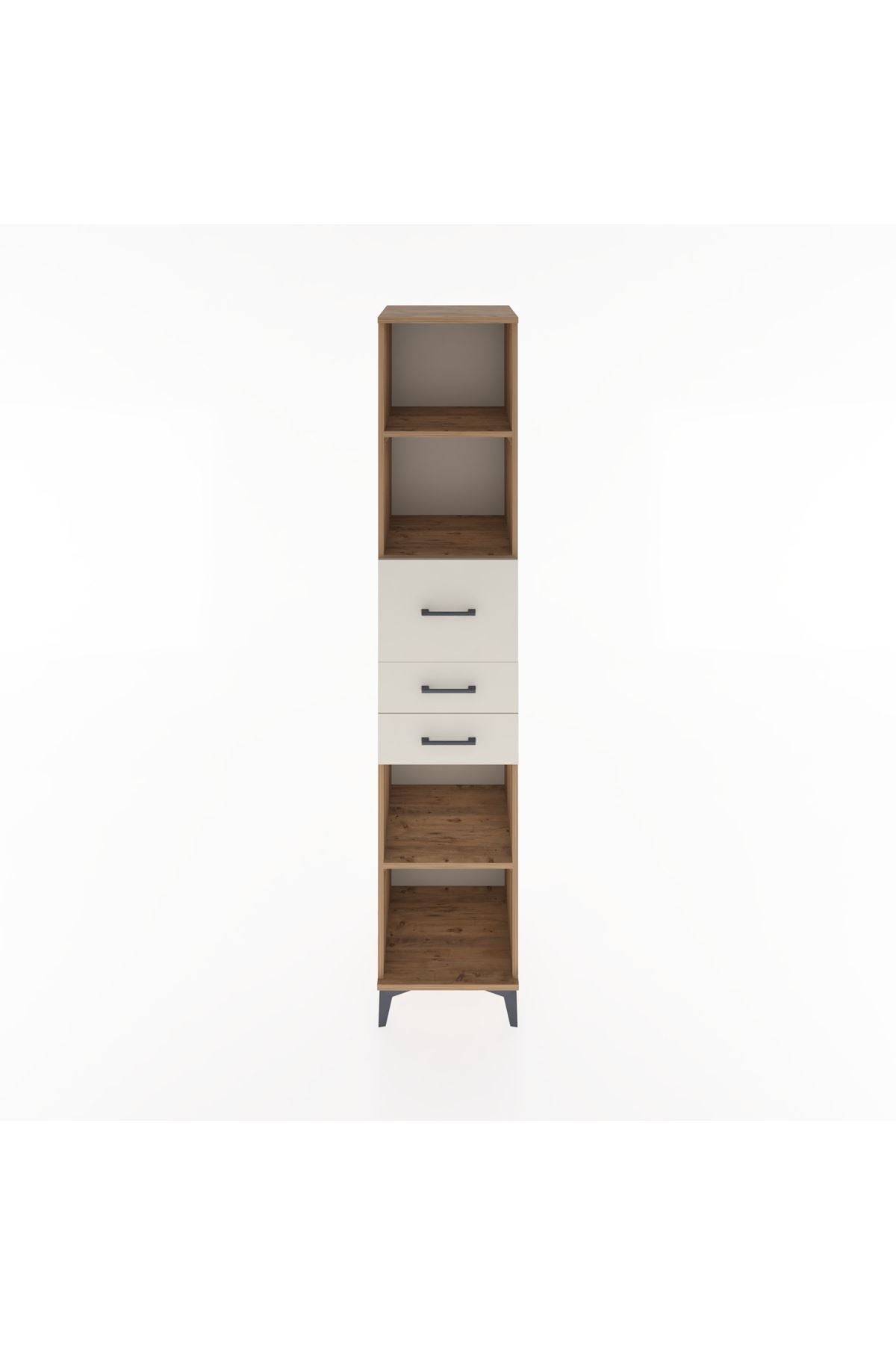 Hyperion Dolap 4 Raflı 3 Çekmeceli 44x44x221 - S61M246V7B