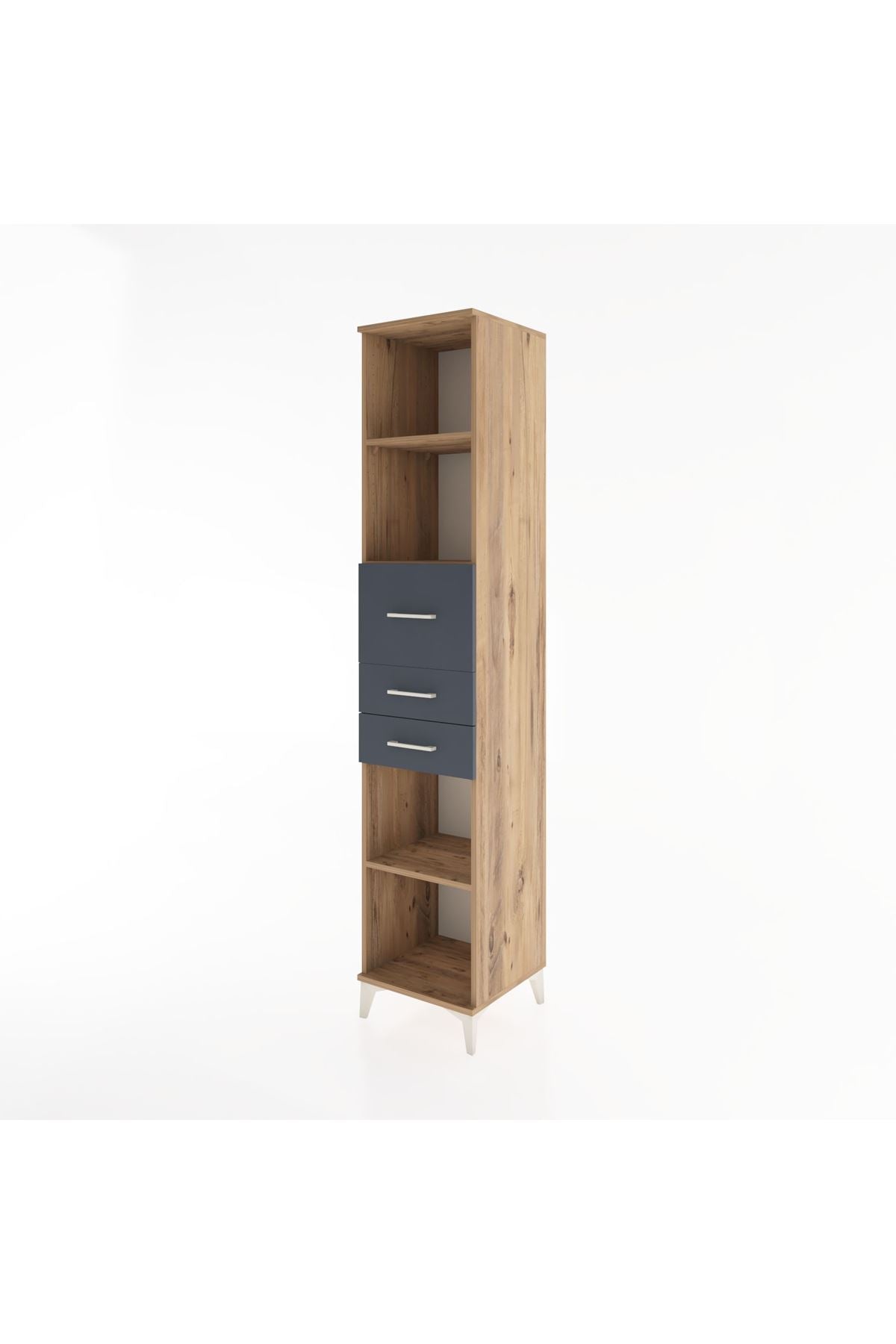 Hyperion Dolap 4 Raflı 3 Çekmeceli 44x44x221 - S61M246V8B