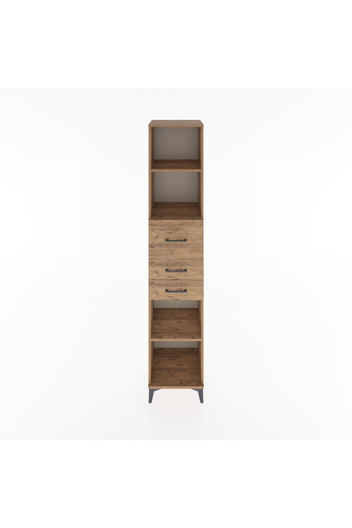 Hyperion Dolap 4 Raflı 3 Çekmeceli 44x44x221 - S61M246V9B