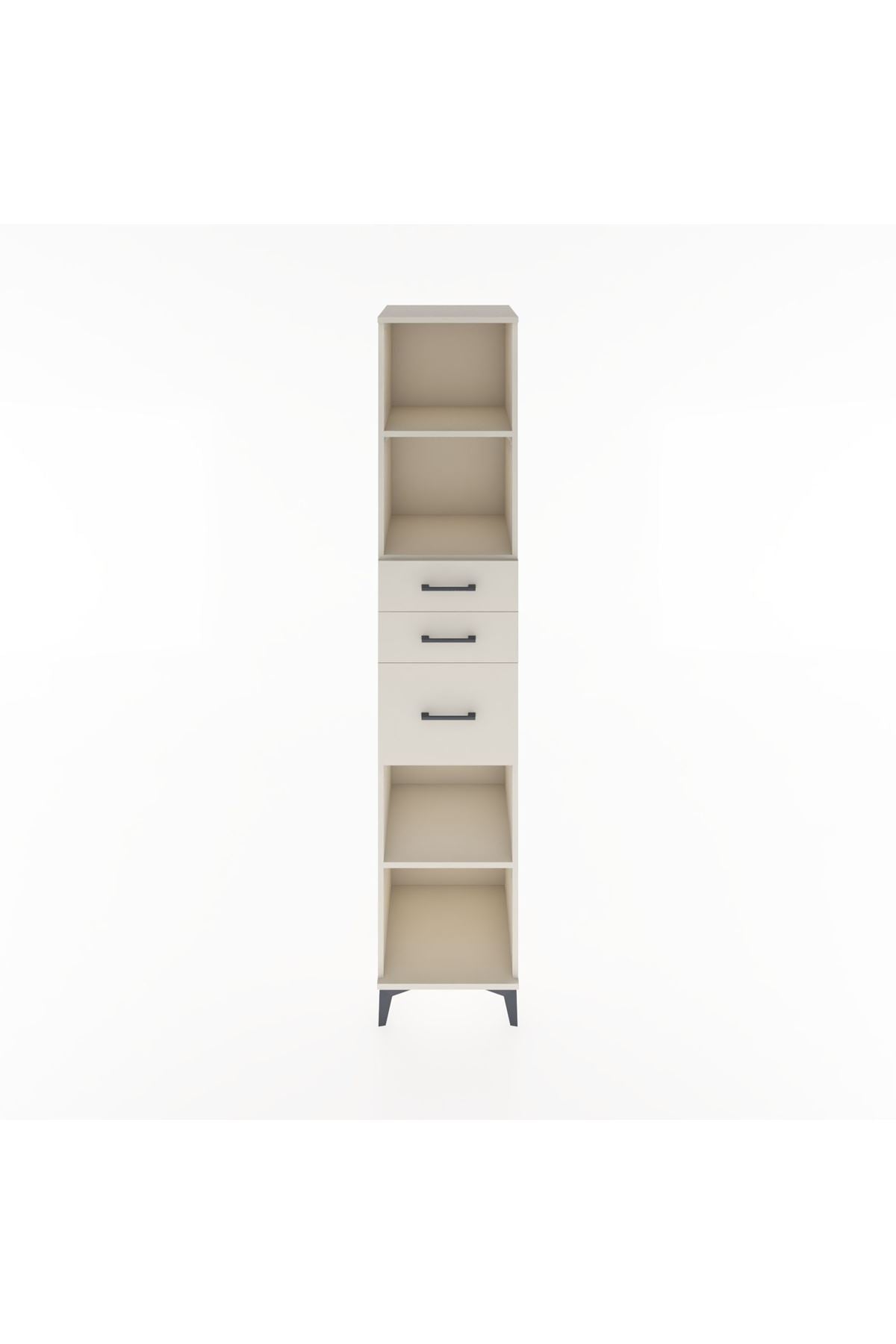 Hyperion Dolap 3 Raflı 3 Çekmeceli 44x44x221 - S61M247V1B