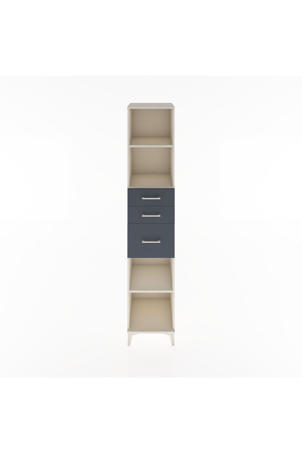 Hyperion Dolap 3 Raflı 3 Çekmeceli 44x44x221 - S61M247V2B