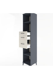 Hyperion Dolap 3 Raflı 3 Çekmeceli 44x44x221 - S61M247V4B