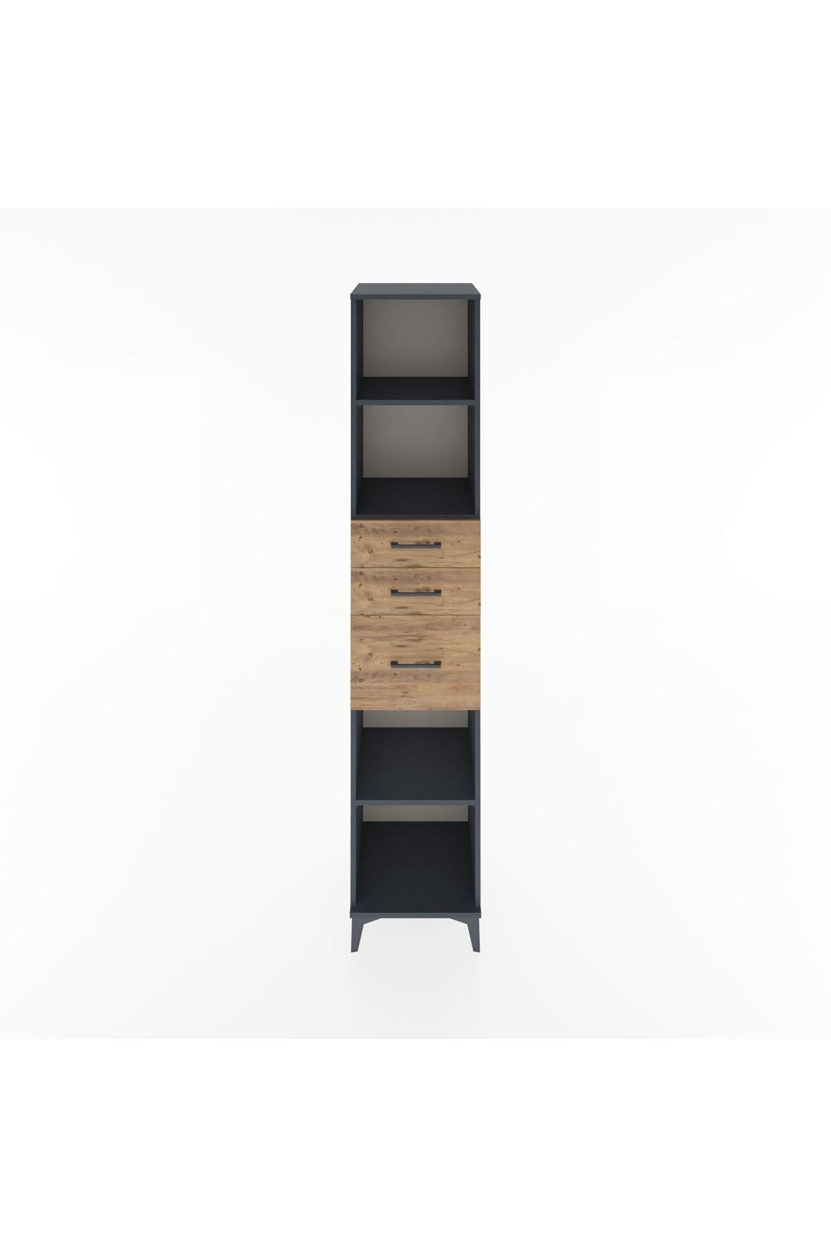 Hyperion Dolap 3 Raflı 3 Çekmeceli 44x44x221 - S61M247V6B