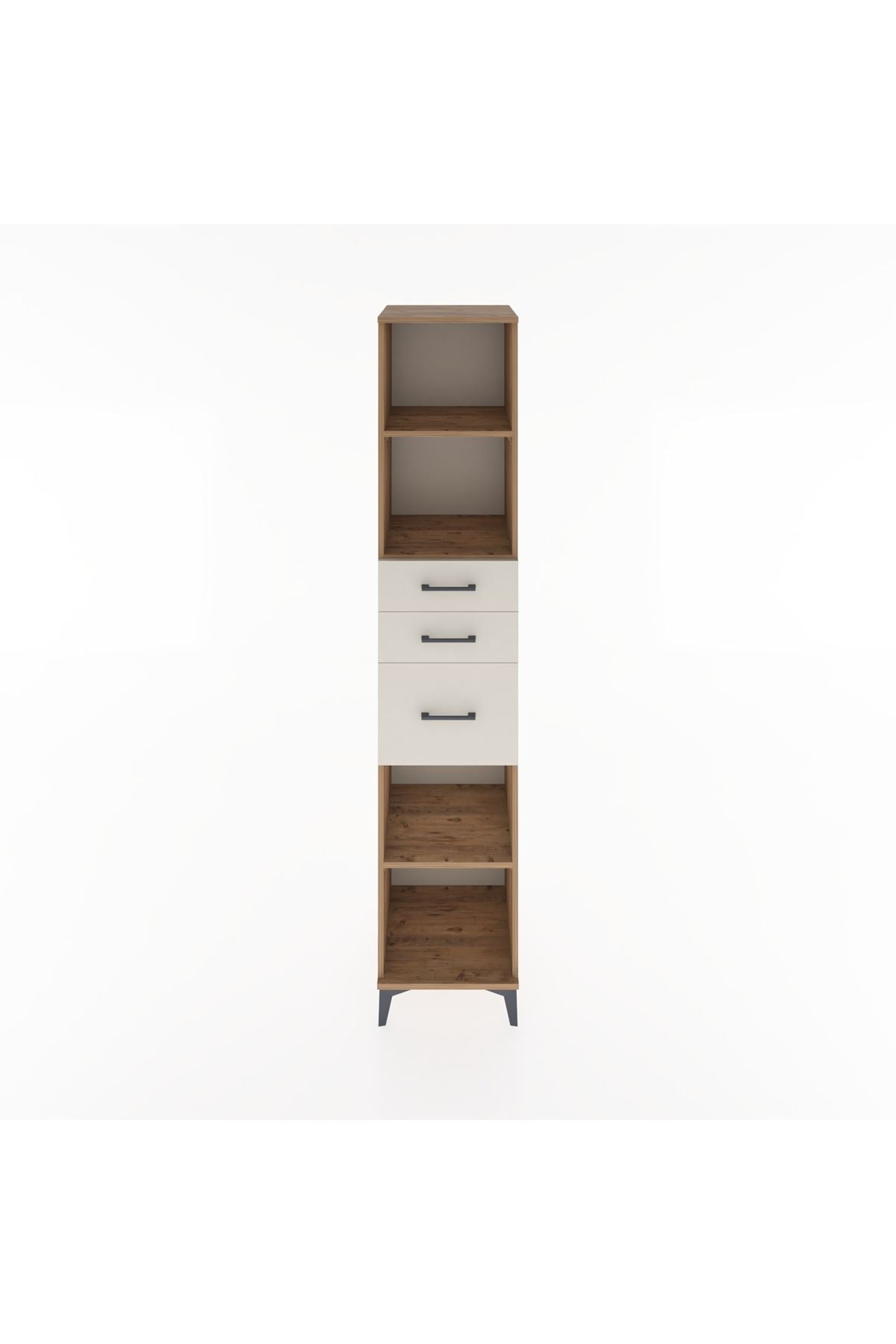 Hyperion Dolap 3 Raflı 3 Çekmeceli 44x44x221 - S61M247V7B