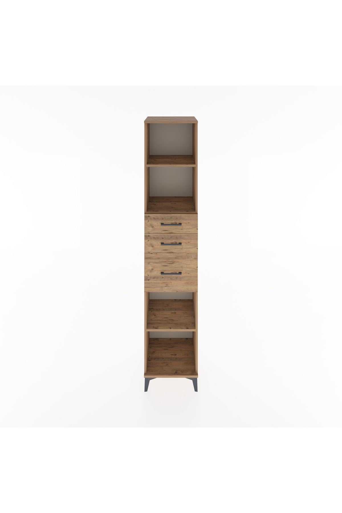 Hyperion Dolap 3 Raflı 3 Çekmeceli 44x44x221 - S61M247V9B