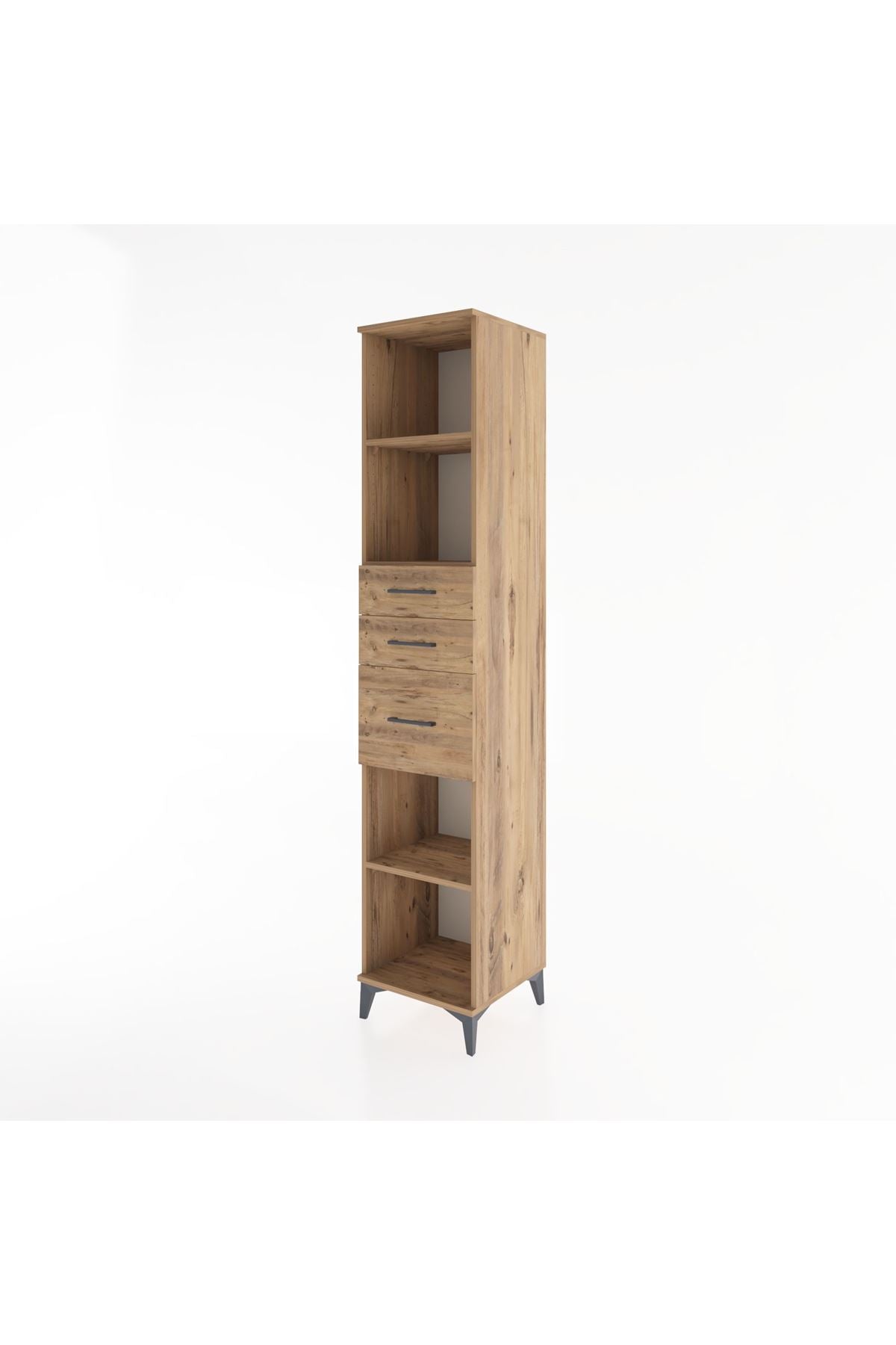 Hyperion Dolap 3 Raflı 3 Çekmeceli 44x44x221 - S61M247V9B