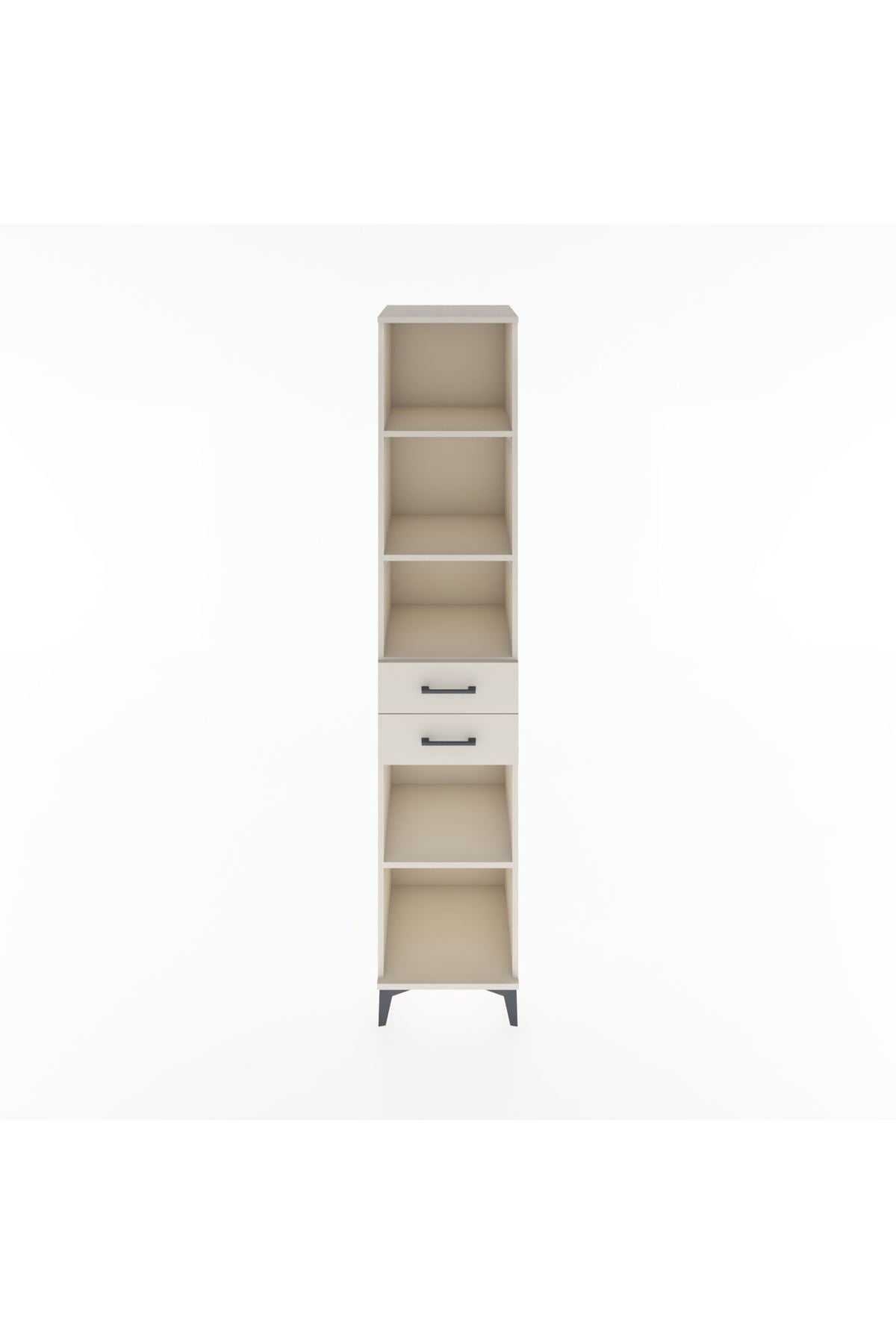 Hyperion Dolap 4 Raflı 2 Çekmeceli 44x44x221 - S61M248V1B