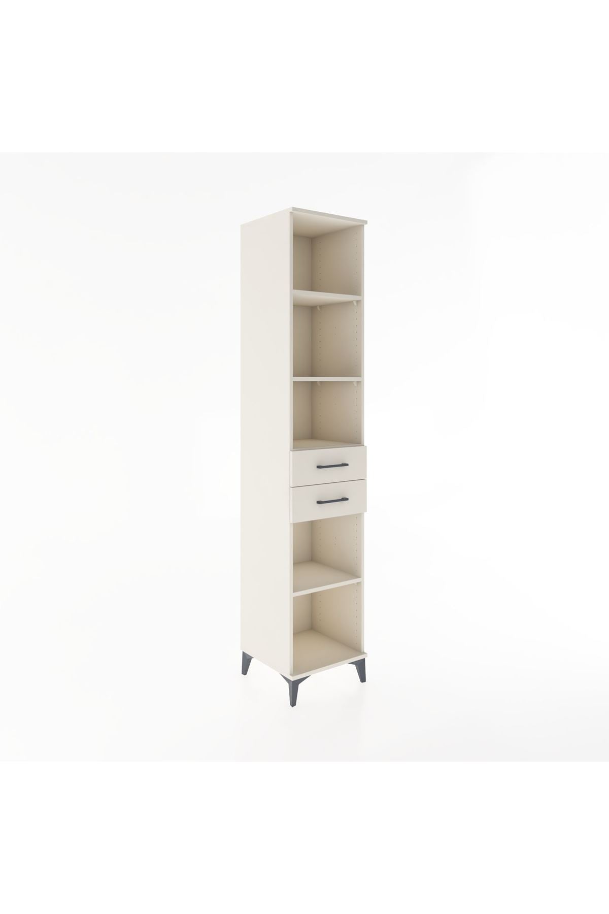 Hyperion Dolap 4 Raflı 2 Çekmeceli 44x44x221 - S61M248V1B