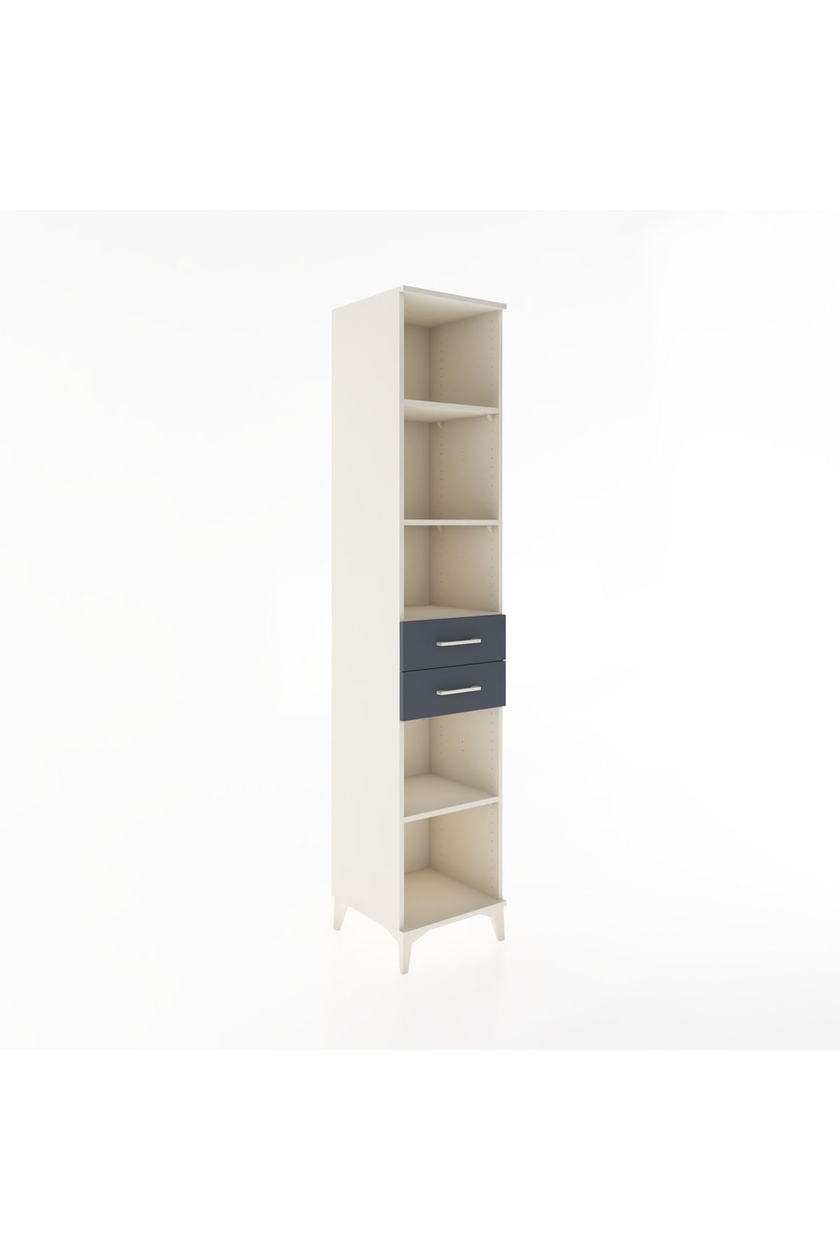 Hyperion Dolap 4 Raflı 2 Çekmeceli 44x44x221 - S61M248V2B