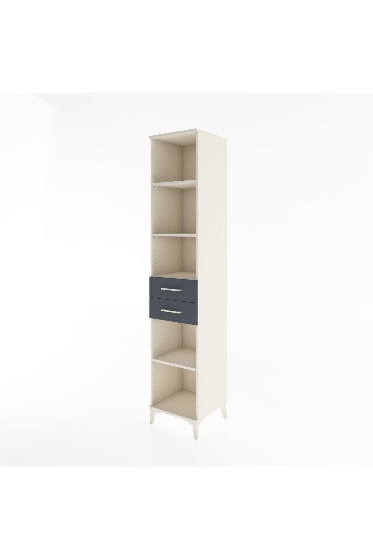 Hyperion Dolap 4 Raflı 2 Çekmeceli 44x44x221 - S61M248V2B