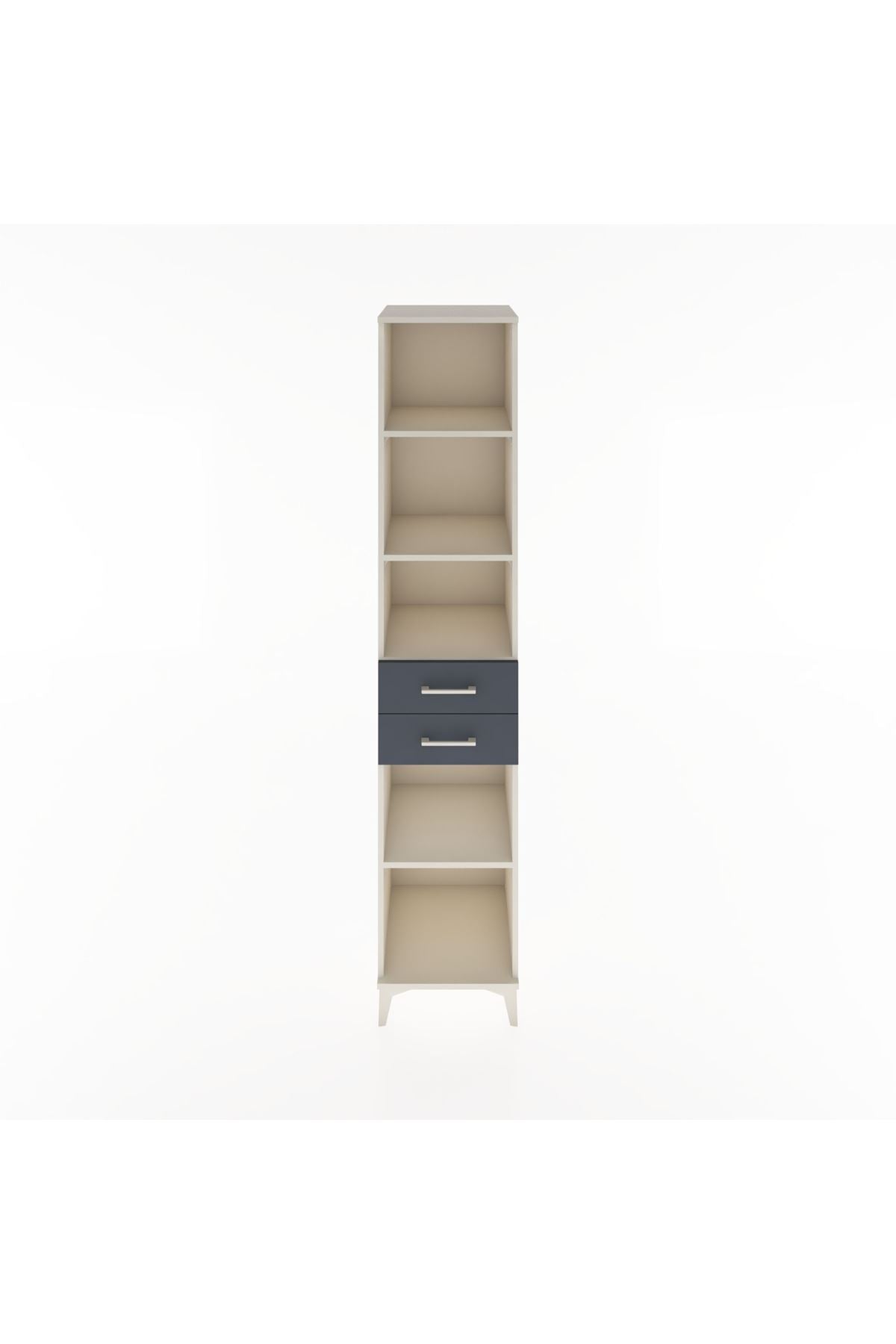 Hyperion Dolap 4 Raflı 2 Çekmeceli 44x44x221 - S61M248V2B