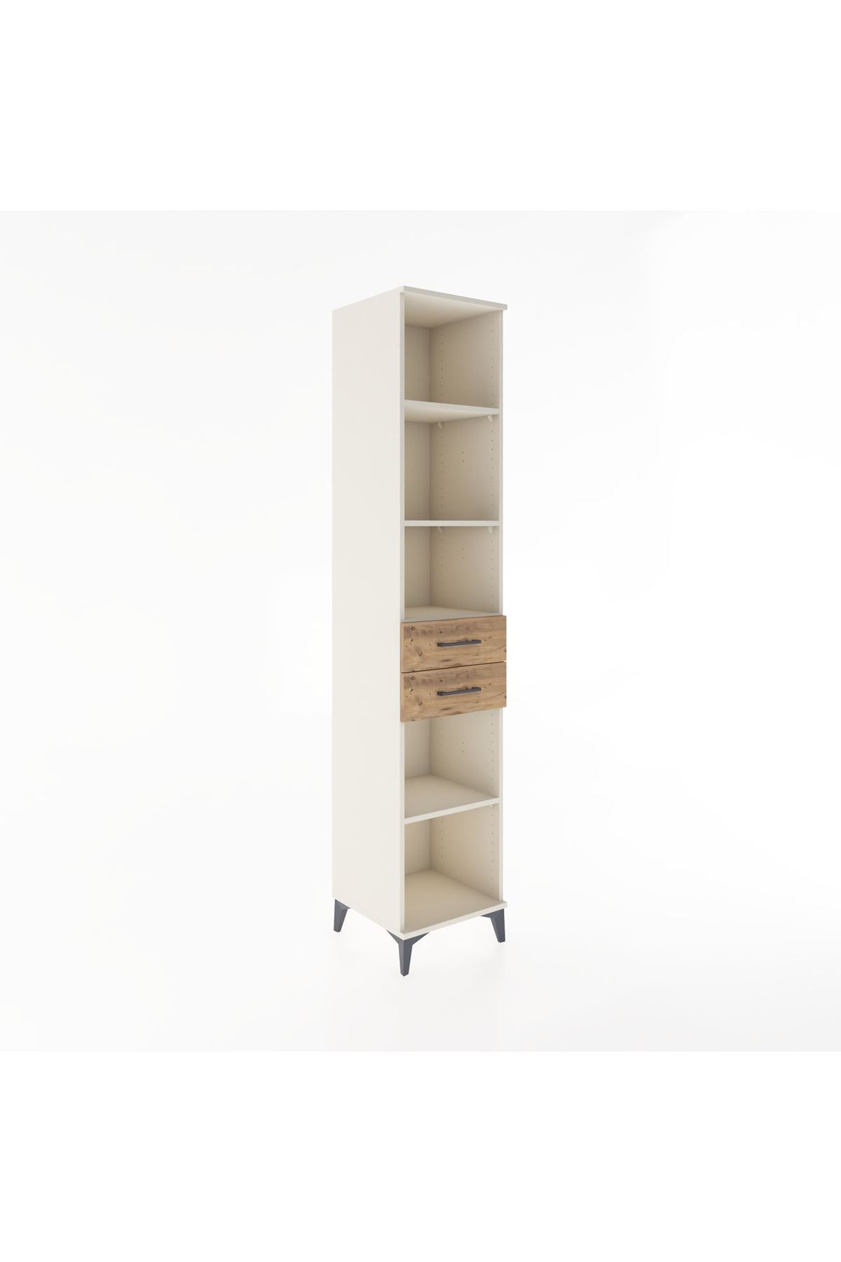 Hyperion Dolap 4 Raflı 2 Çekmeceli 44x44x221 - S61M248V3B