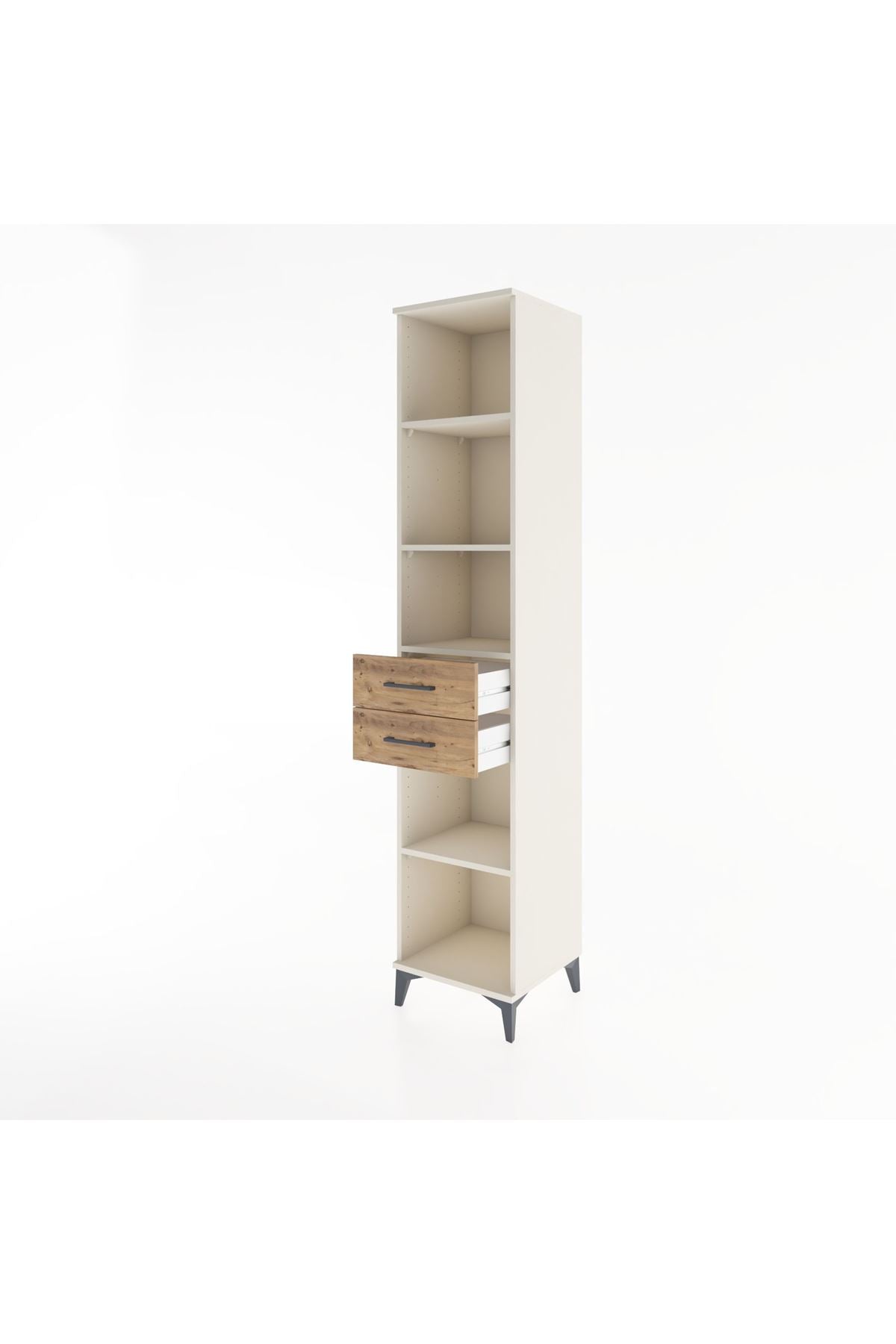 Hyperion Dolap 4 Raflı 2 Çekmeceli 44x44x221 - S61M248V3B