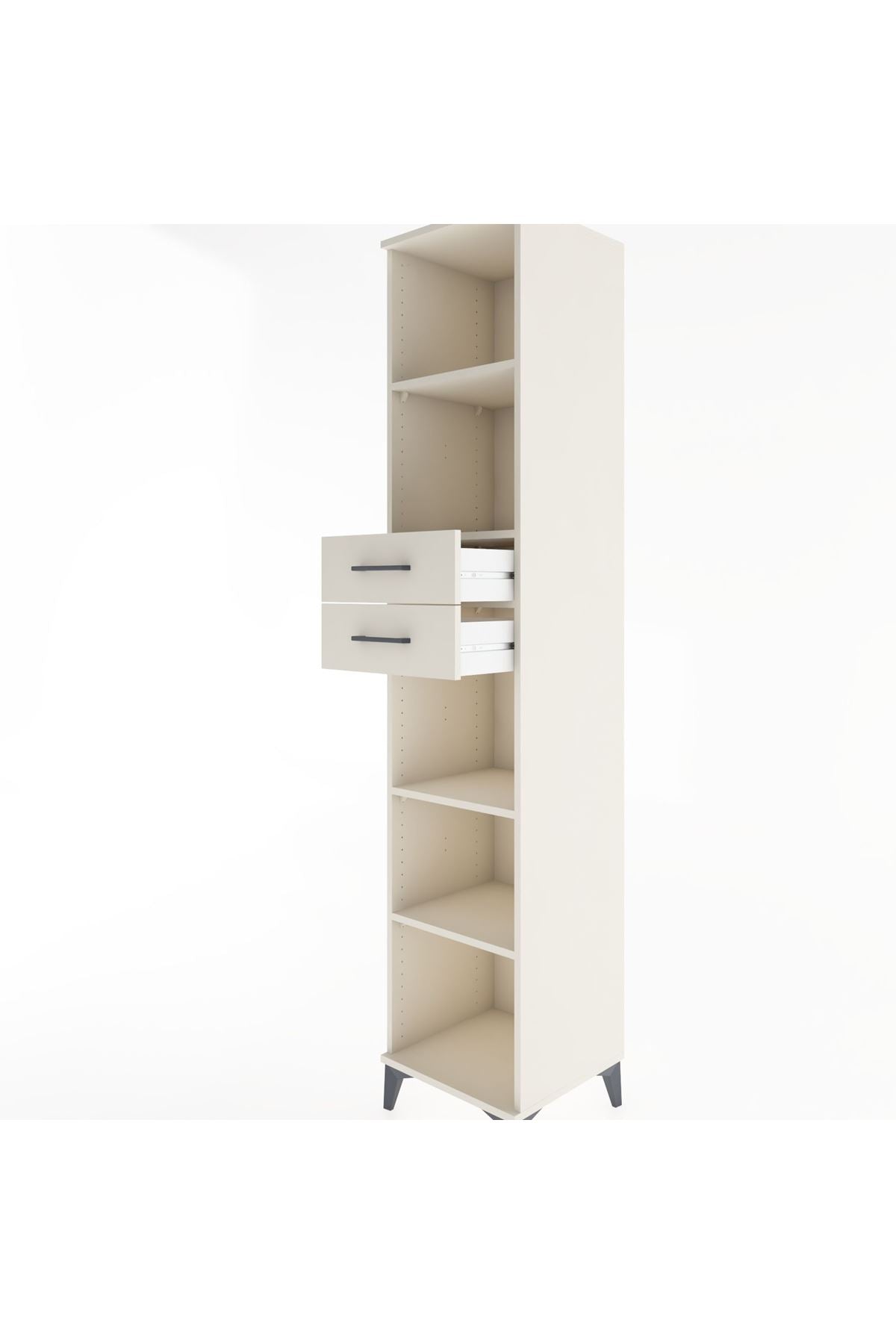 Hyperion Dolap 4 Raflı 2 Çekmeceli 44x44x221 - S61M249V1B