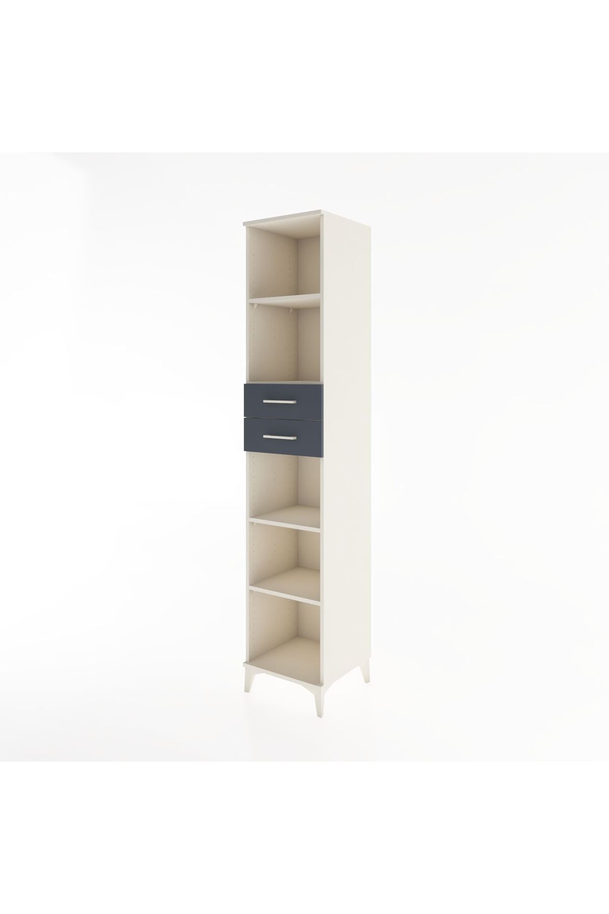 Hyperion Dolap 4 Raflı 2 Çekmeceli 44x44x221 - S61M249V2B