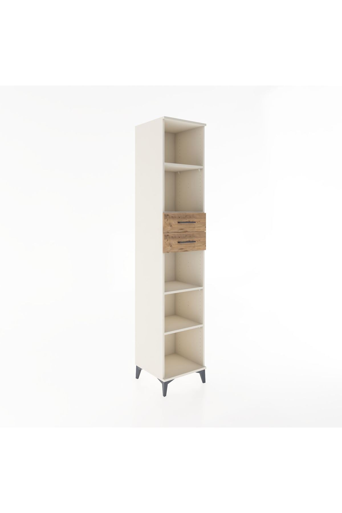 Hyperion Dolap 4 Raflı 2 Çekmeceli 44x44x221 - S61M249V3B