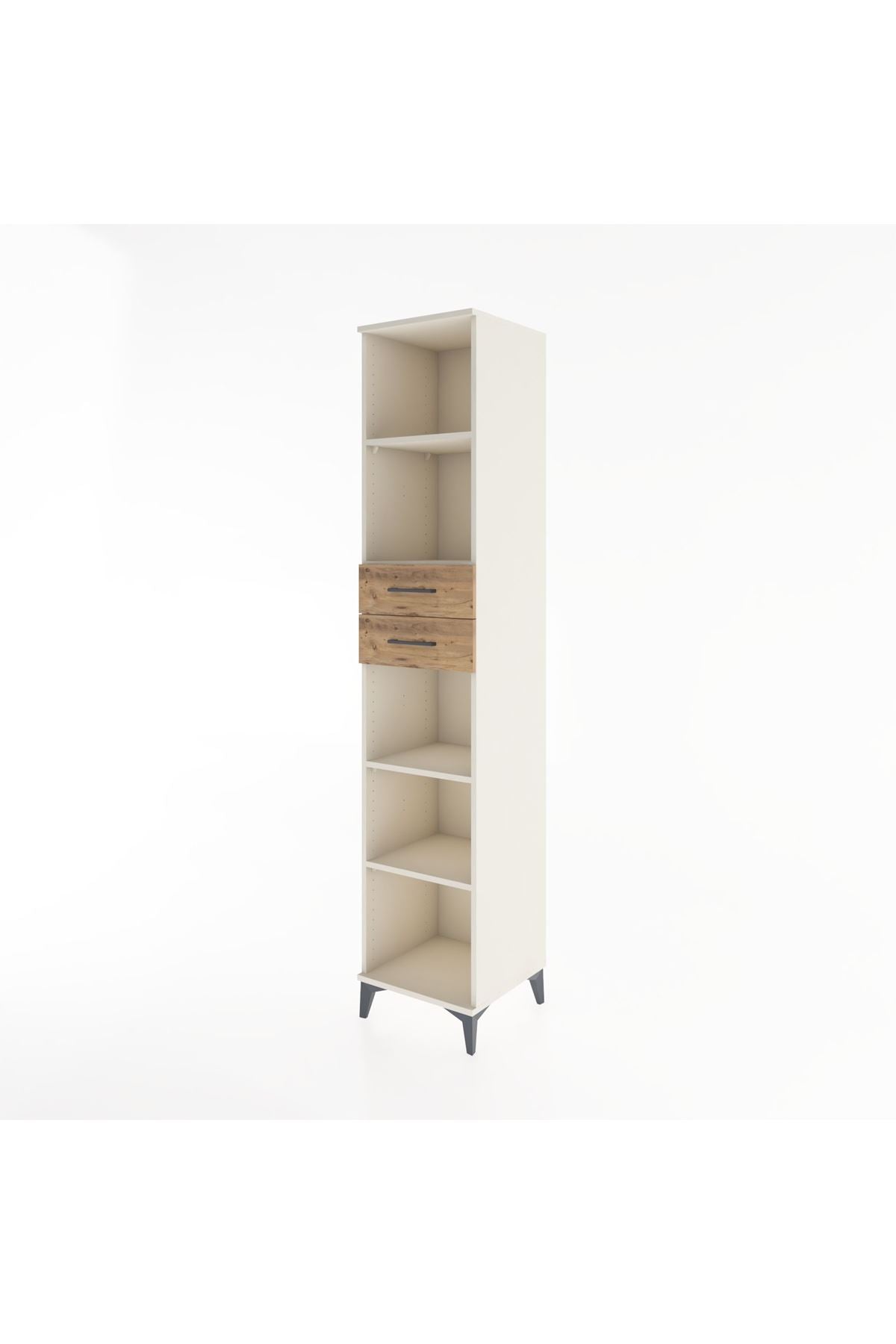 Hyperion Dolap 4 Raflı 2 Çekmeceli 44x44x221 - S61M249V3B