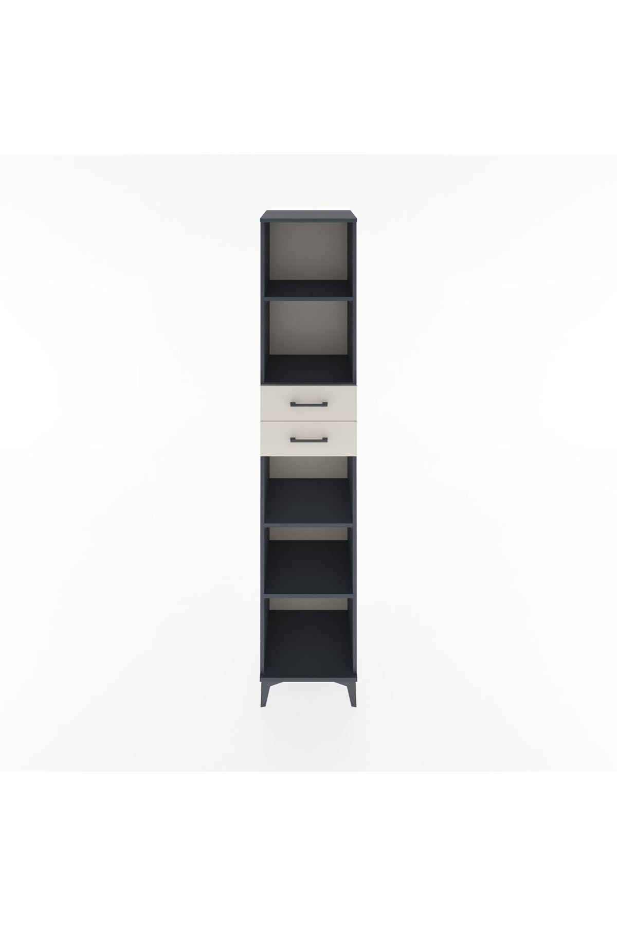 Hyperion Dolap 4 Raflı 2 Çekmeceli 44x44x221 - S61M249V4B