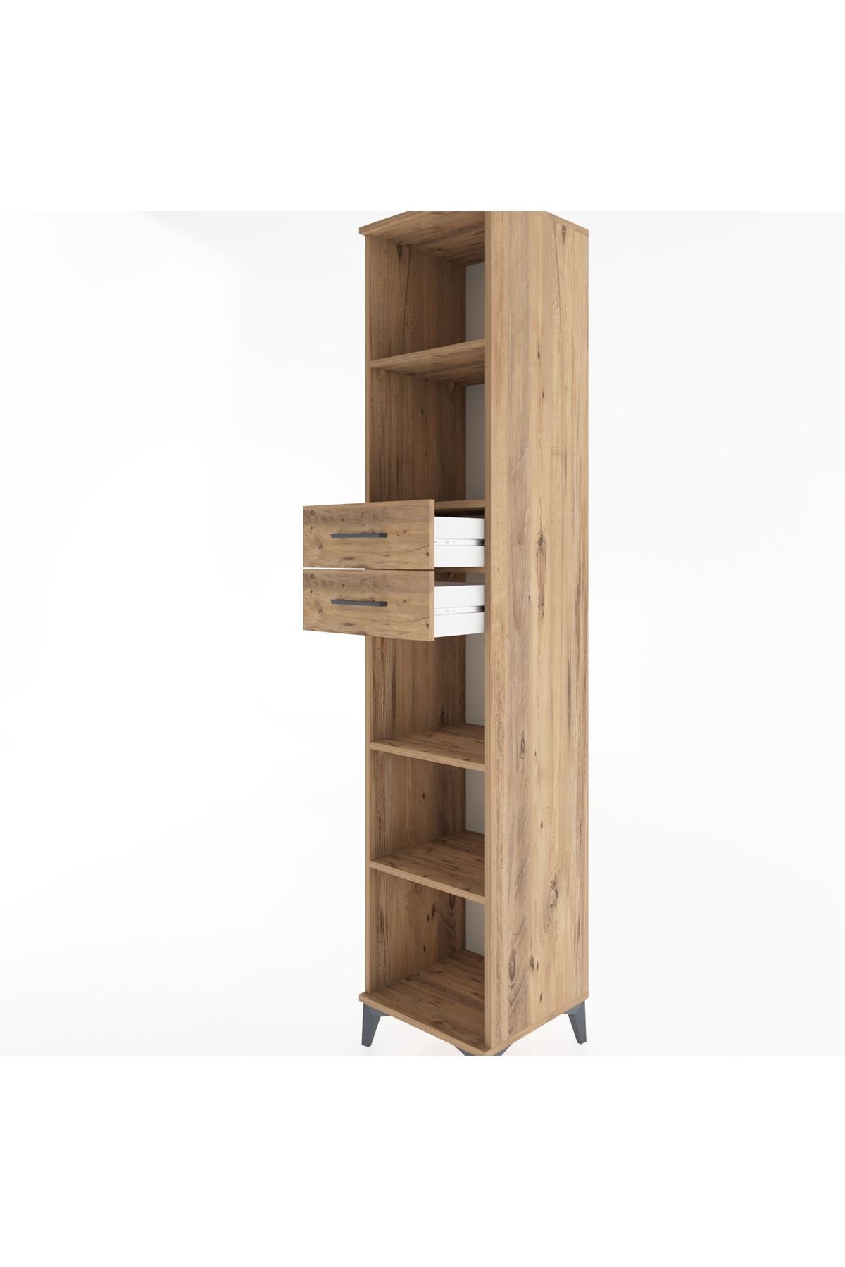 Hyperion Dolap 4 Raflı 2 Çekmeceli 44x44x221 - S61M249V9B