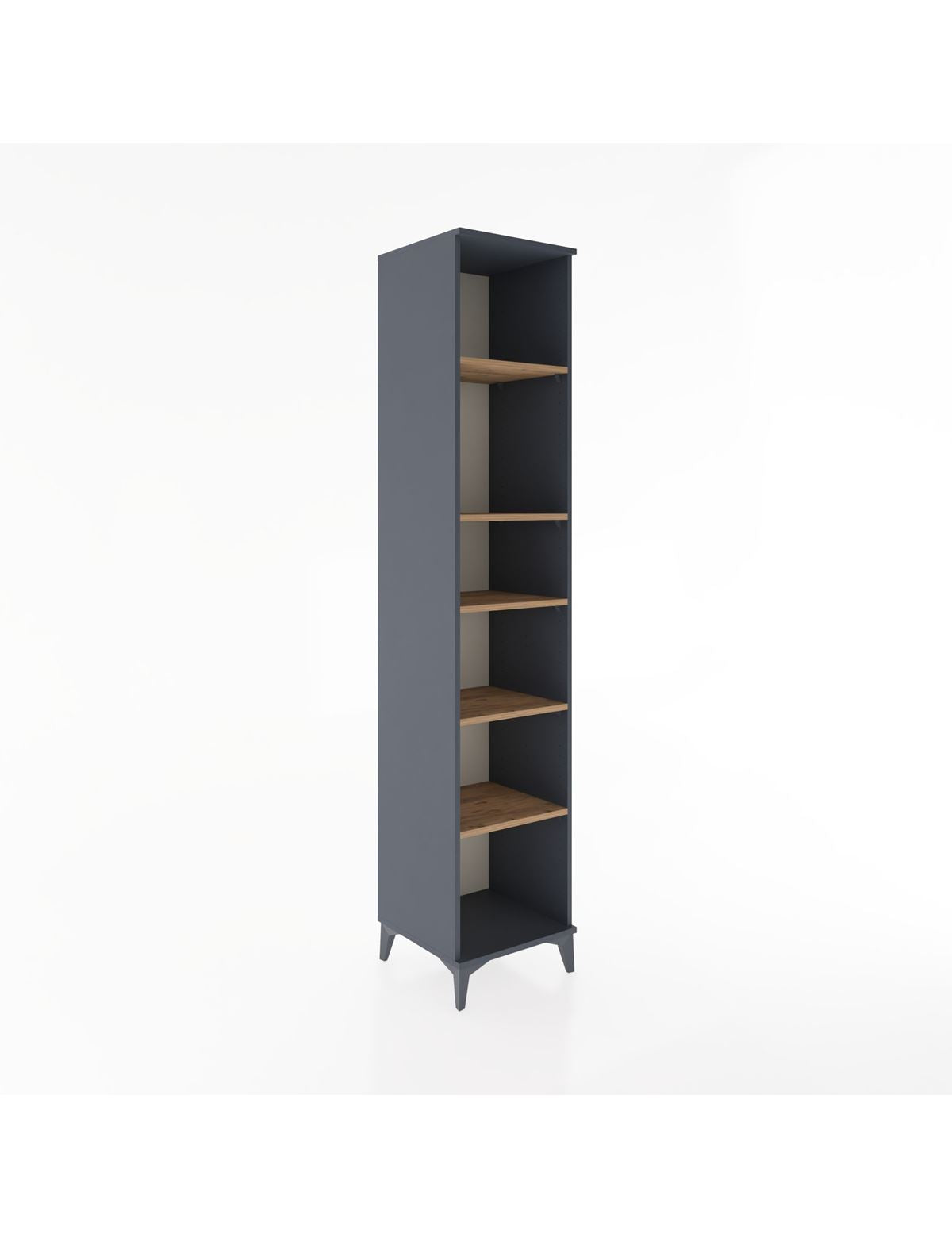 Hyperion Dolap 5 Raflı 44x44x221 Antrasit-Çam