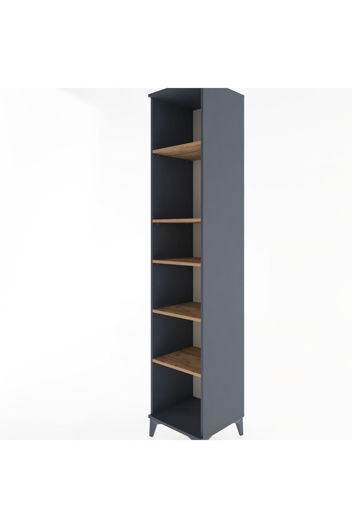 Hyperion Dolap 5 Raflı 44x44x221 Antrasit-Çam