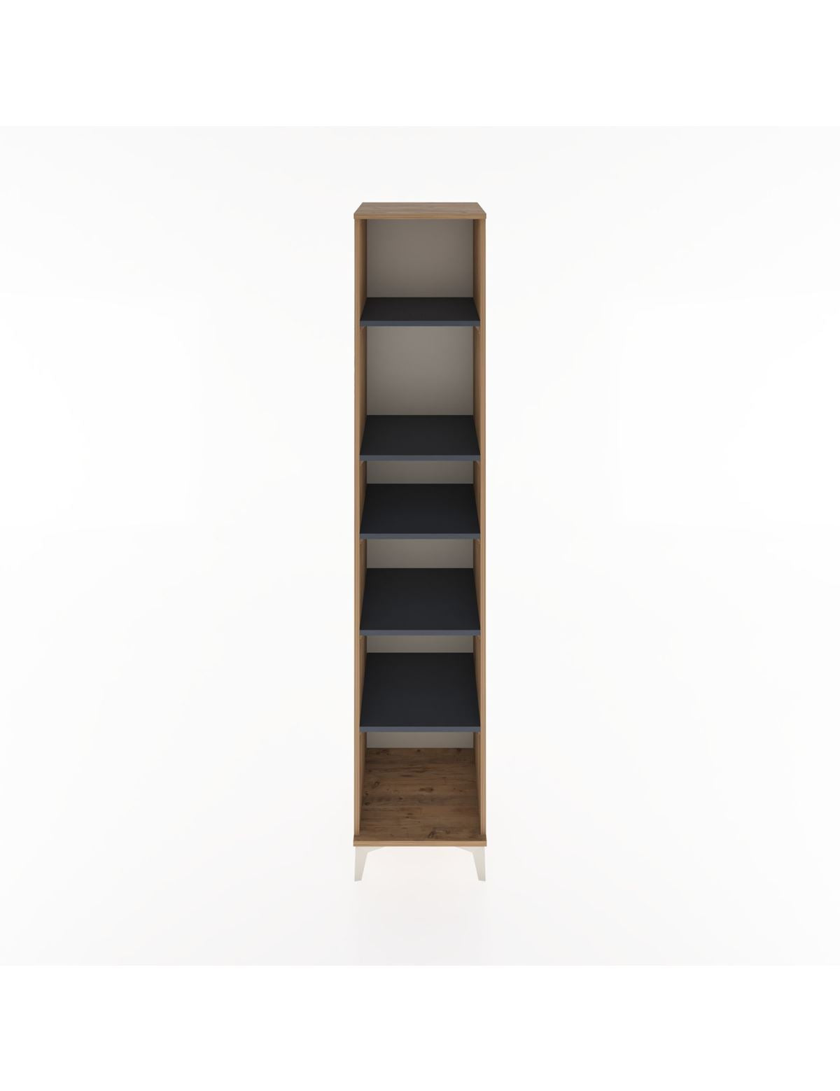 Hyperion Dolap 5 Raflı 44x44x221 Çam-Antrasit