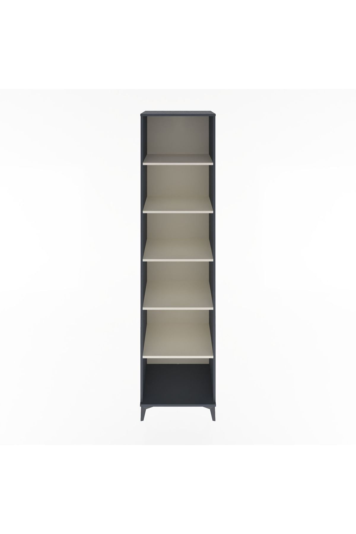 Hyperion Dolap 5 Raflı 60x44x243 Antrasit-Aytaşı