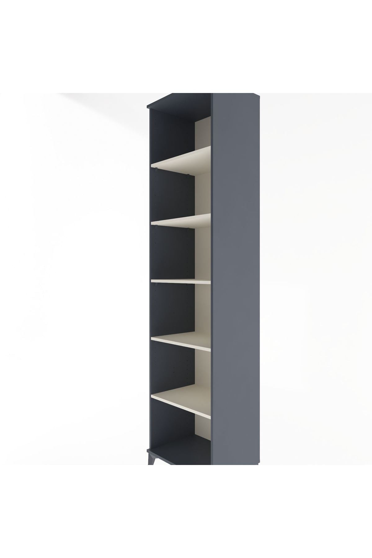 Hyperion Dolap 5 Raflı 60x44x243 Antrasit-Aytaşı