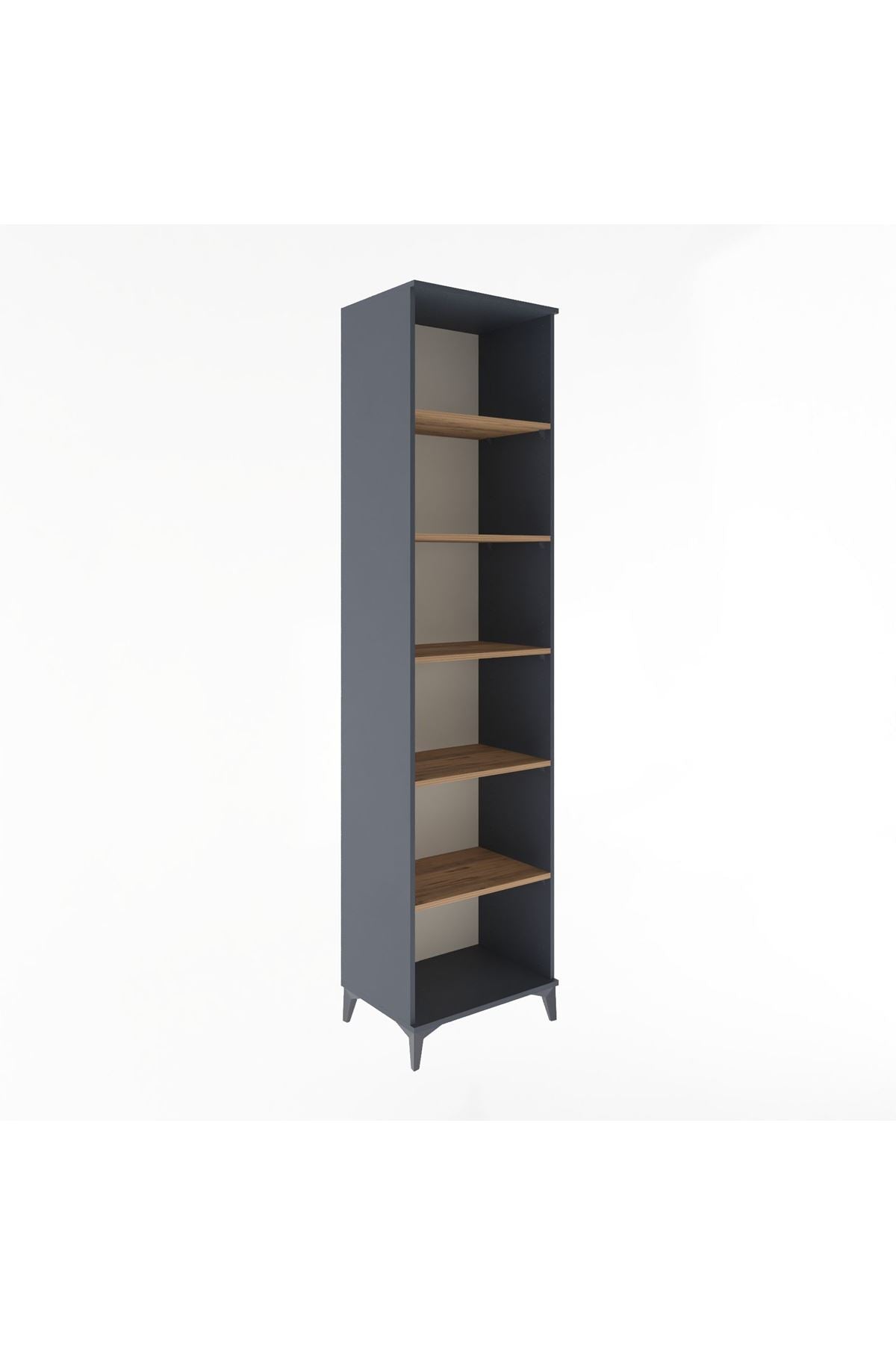 Hyperion Dolap 5 Raflı 60x44x243 Antrasit-Çam