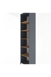 Hyperion Dolap 5 Raflı 60x44x243 Antrasit-Çam