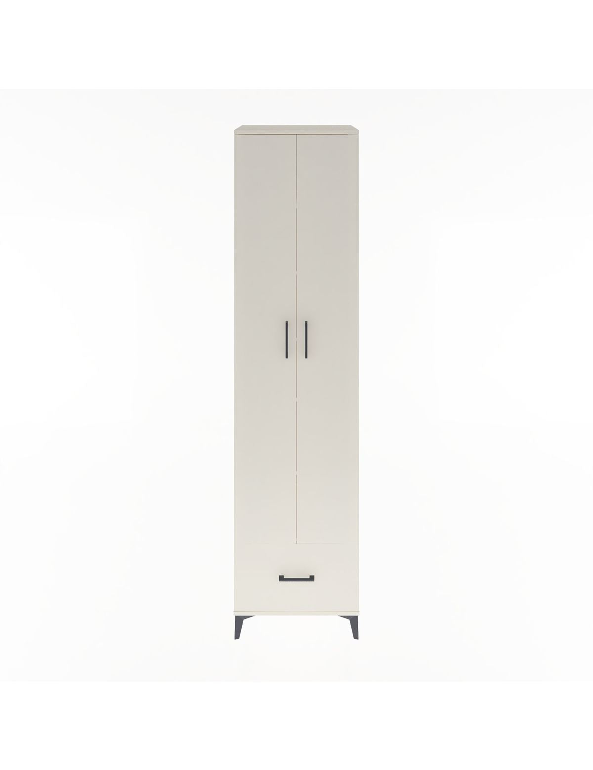 Hyperion Dolap 6 Raflı Tek Çekmeceli 2 Kapaklı 60x44x243 Aytaşı-Aytaşı