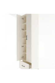 Hyperion Dolap 6 Raflı Tek Çekmeceli 2 Kapaklı 60x44x243 Aytaşı-Aytaşı