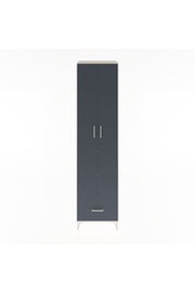 Hyperion Dolap 6 Raflı Tek Çekmeceli 2 Kapaklı 60x44x243 Aytaşı-Antrasit