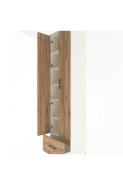 Hyperion Dolap 6 Raflı Tek Çekmeceli 2 Kapaklı 60x44x243 Aytaşı-Çam