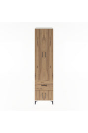 Hyperion Dolap 5 Raflı Tek Çekmeceli 4 Kapaklı 60x44x243 Aytaşı-Çam